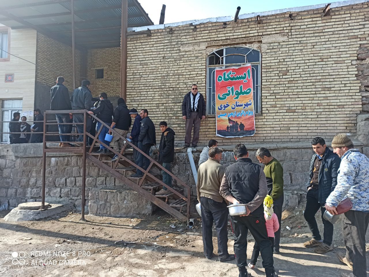 استقرار مواکب درشهرستان زلزله زده خوی وحومه