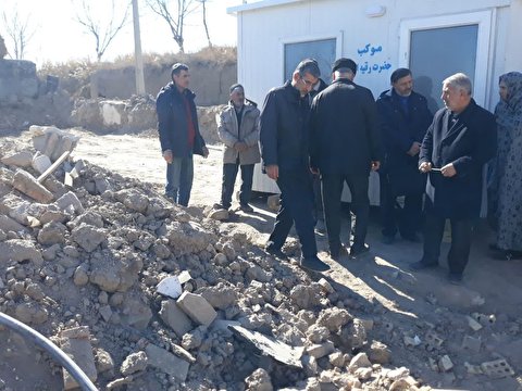 خدمات رسانی مواکب اربعین به مردم عزیز زلزله زده شهرستان خوی و حومه