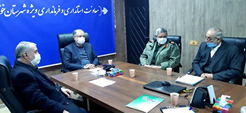 تشکیل جلسه در فرمانداری خوی
