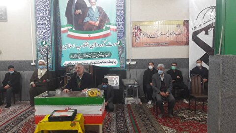 سخنرانی پیرامون اهمیت مشارکت مردم در بازسازی اعتاب مقدسه