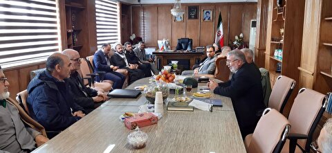 معارفه رئیس جدید ستاد بازسازی عتبات عالیات شهرستان میاندوآب