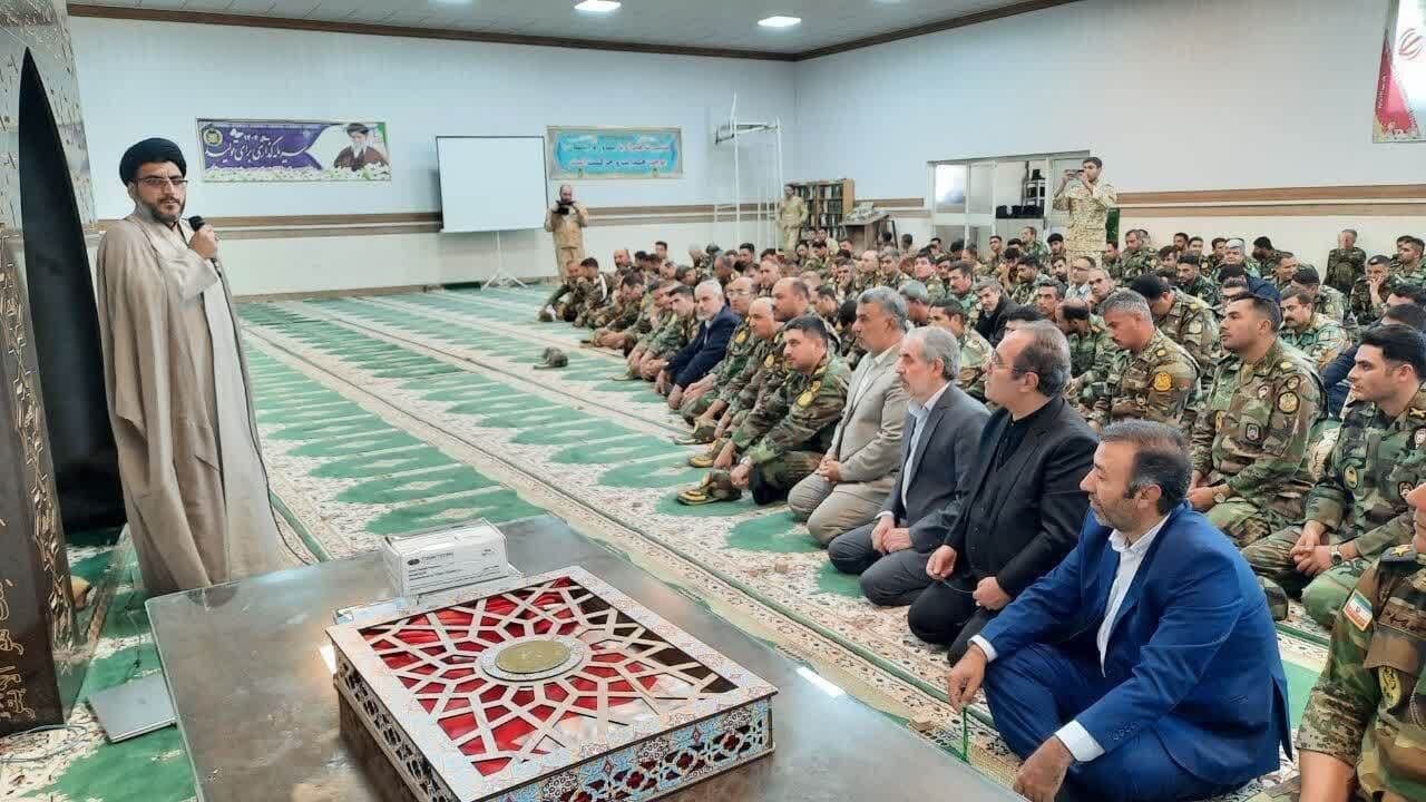 دیدار رئیس رئیس و مسئولین ستاد عتبات عالیات  شهرستان سلماس با رزمندگان تیپ 264 شهید عبدی نزاجا