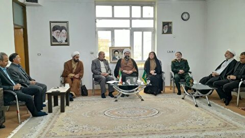 سرکشی رئیس و مسئولین ستاد عتبات عالیات استان آذربایجان غربی از ستاد عتبات شهرستان پلدشت