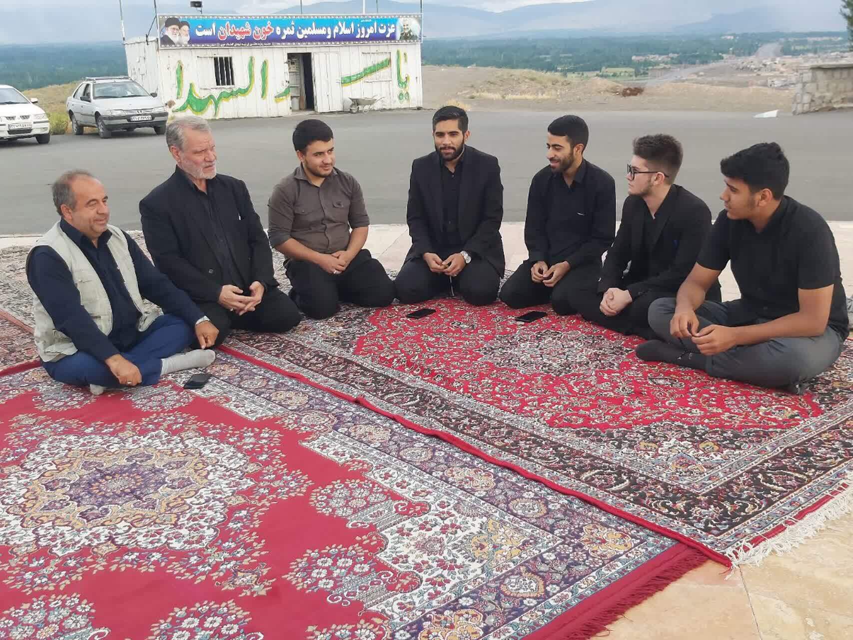 جلسه هماهنگی خادمین ستاد توسعه و بازسازی عتبات عالیات شهرستان خوی