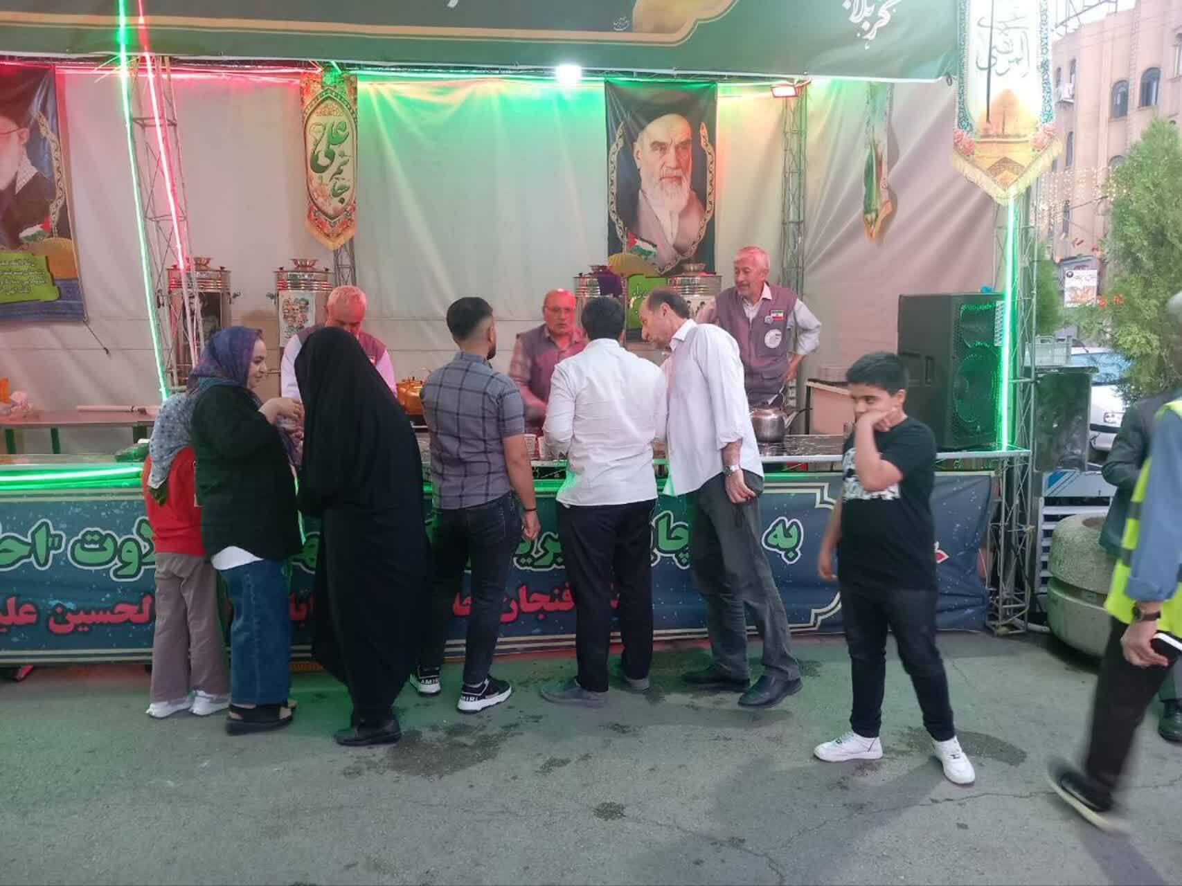 برپایی موکب رزمندگان ثارالله مسجد لطفعلی خان شهر ارومیه به مناسبت عیدالله الاکبر ، عید غدیر خم