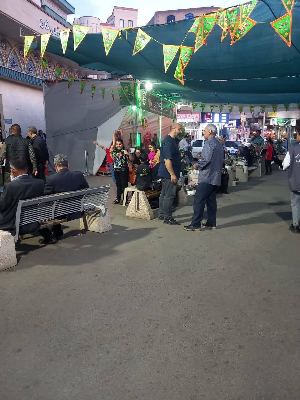 برپایی موکب رزمندگان ثارالله مسجد لطفعلی خان شهر ارومیه به مناسبت عیدالله الاکبر ، عید غدیر خم