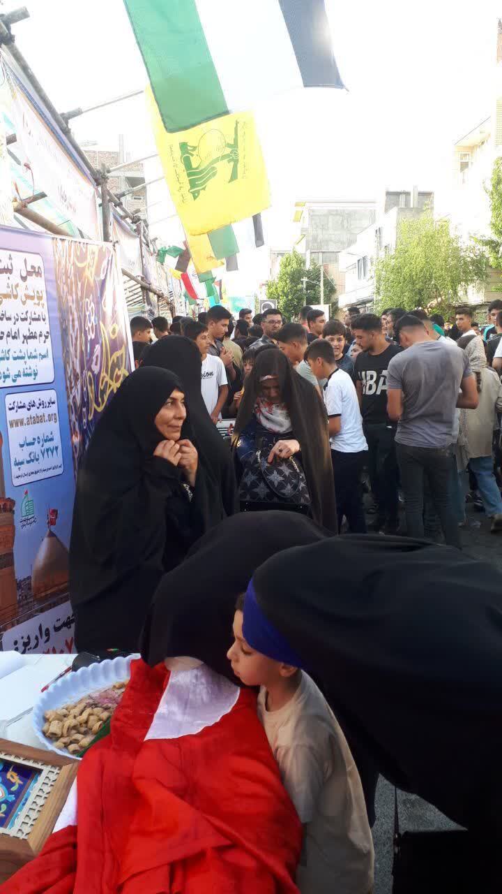 حضور خادمان ستاد توسعه و بازسازی عتبات عالیات شهرستان چایپاره، در مراسم روز عید غدیر خم