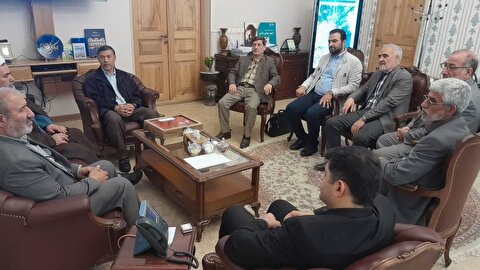 دیدار مسئولین ستاد عتبات عالیات استان آذربایجان غربی باشهردار محترم شهرستان ارومیه