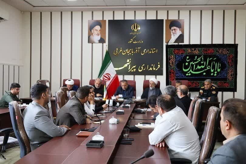 برگزاری جلسه بررسی مسائل مشکلات و نیازمندی های قرارگاه اربعین مرز تمرچین