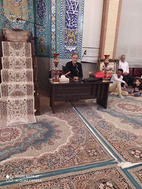 دعوت خادمان ستاد توسعه و بازسازی عتبات عالیات شهرستان ارومیه به مسجد روستای تازه کند بخش نازلو