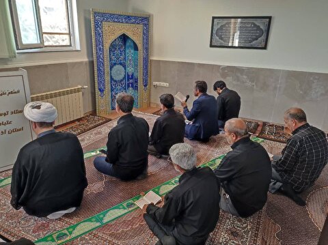 عزاداری کارکنان ستاد عتبات عالیات مرکز استان آذربایجان غربی