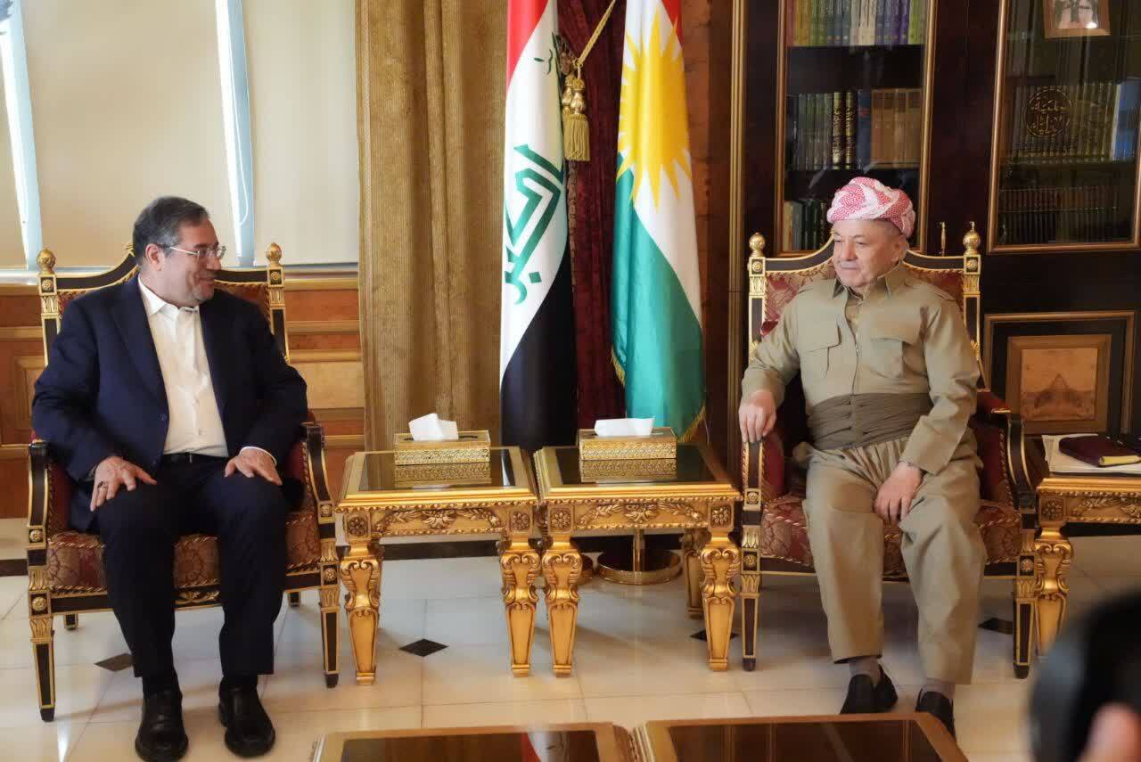 دیدار استاندار آذربایجان‌غربی با مسعود بارزانی در اقلیم کردستان عراق