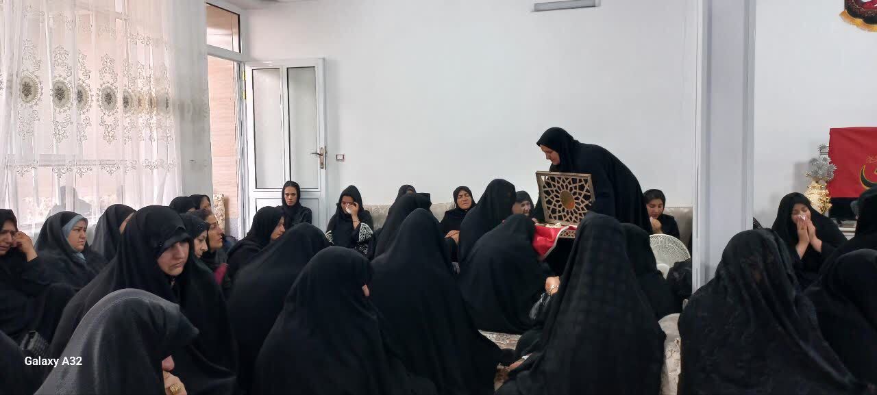 دعوت خادمان ستاد توسعه و بازسازی عتبات عالیات شهرستان سلماس به روضه خانگی