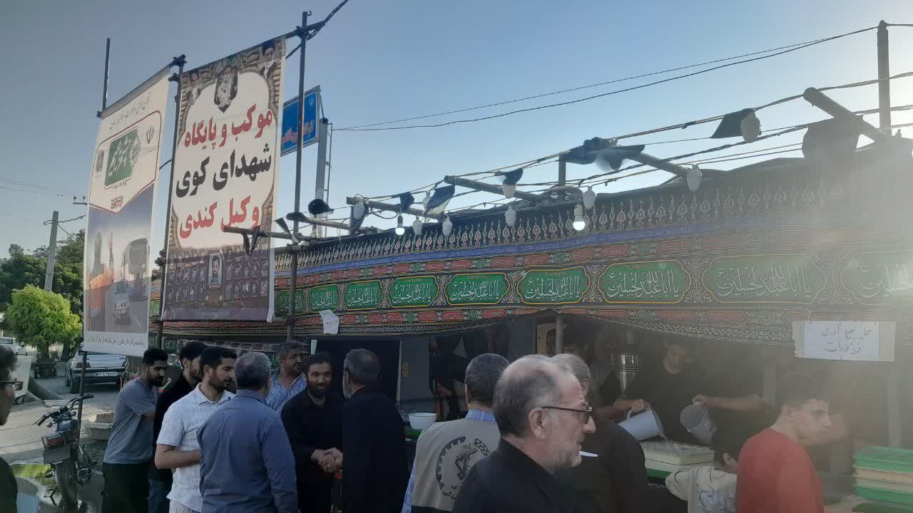 بازدید رئیس قرارگاه اربعین ستاد عتبات استان آذربایجان غربی، از نحوه خدمات دهی موکب شهدای وکیل کندی شهرستان میاندوآب
