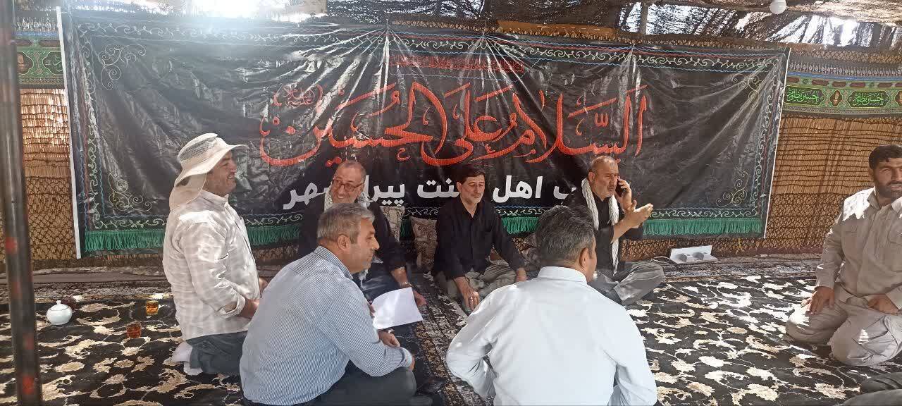 بازدید رئیس قرارگاه اربعین ستاد عتبات استان آذربایجان غربی، از نحوه خدمات دهی موکب مردمی شهدای اهل سنت پیرانشهر
