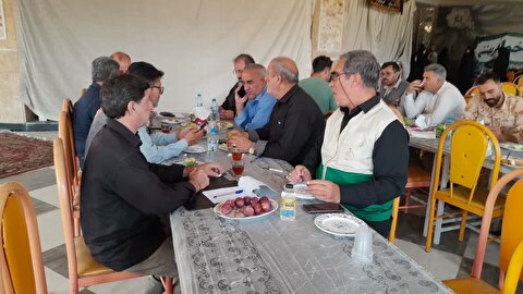 بازدید رئیس قرارگاه اربعین ستاد عتبات استان آذربایجان غربی، از نحوه خدمات دهی موکب امام رضا علیه السلام دبیرخانه کانون های خدمت رضوی استان آذربایجان غربی