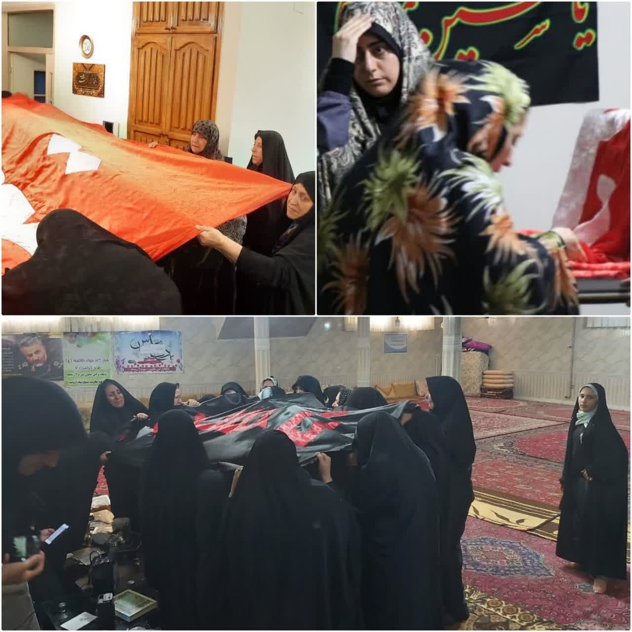 حضور فعال خادمان ستاد توسعه و بازسازی عتبات عالیات شهرستان ارومیه در مجالس روضه خانگی و گرامی داشت شهداء اقتدار و مساجد