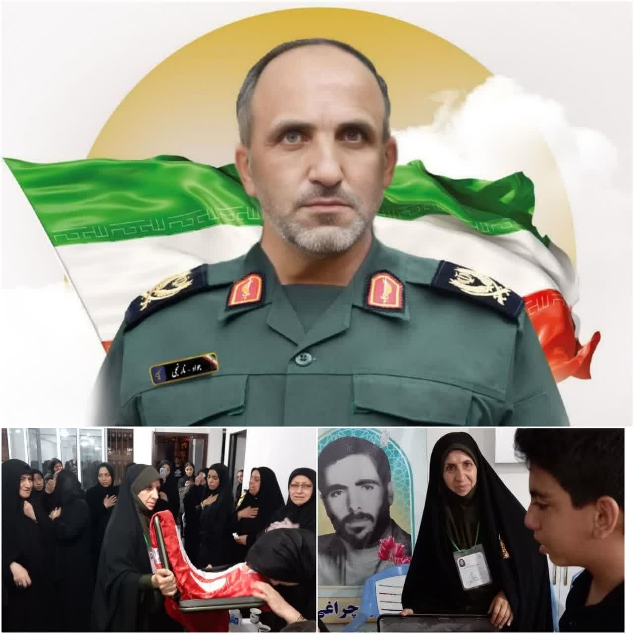 شرکت خادمان امور بانوان ستاد توسعه و بازسازی عتبات عالیات شهرستان ارومیه در منزل سردار شهید جواد نارنجی