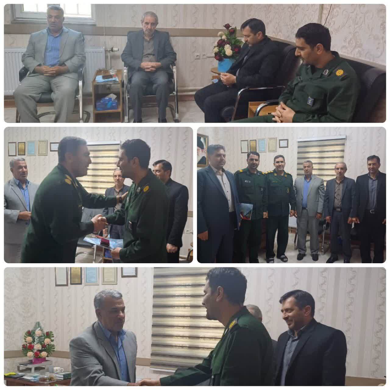 تقدیر از کسب رتبه اول استانی مشارکت در توسعه و بازسازی عتبات عالیات، توسط سپاه شهرستان سلماس در سال ۱۴۰۳