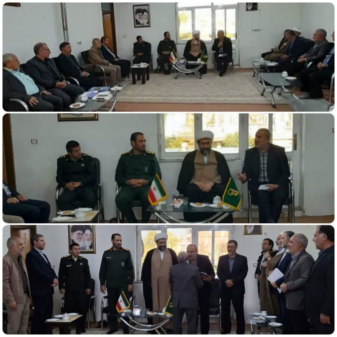 تکریم و معارفه رئیس ستاد توسعه و بازسازی عتبات عالیات شهرستان پلدشت