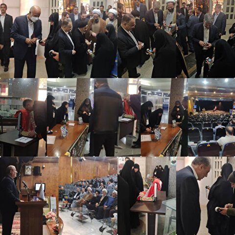 میزبانی خادمان ستاد توسعه و باز سازی عتبات عالیات استان آذربایجان غربی، از جلسه ماهانه اخلاق مدیران استان