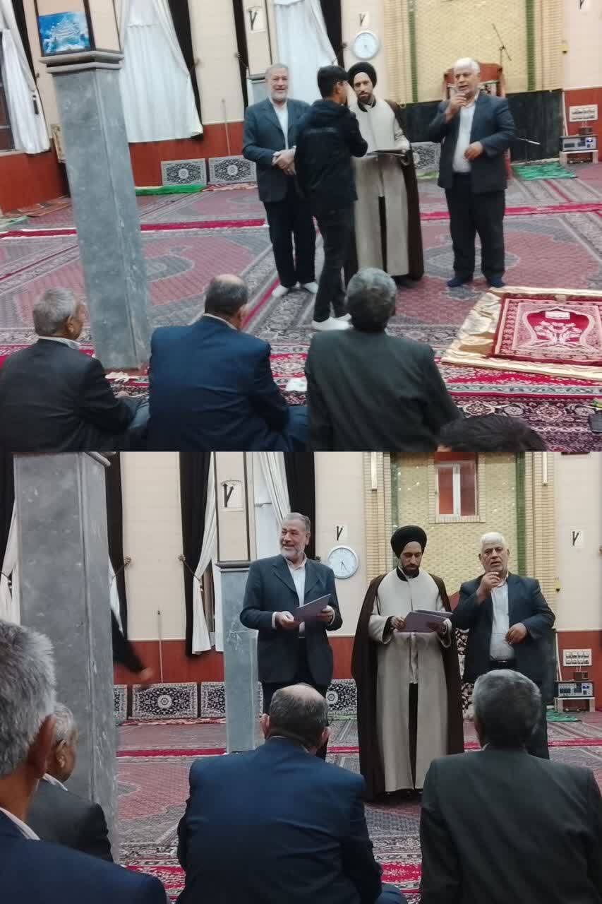 تقدیر ستاد توسعه و بازسازی عتبات عالیات شهرستان چهاربرج از خادمین جوان موکب شهدای چهاربرج